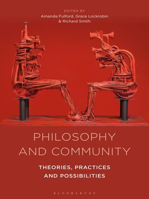 cover image of Philosophy and Community